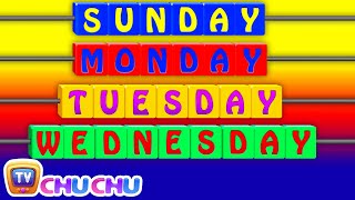 Days of the Week Song  7 Days of the Week – Nursery Rhymes amp Childrens Songs by ChuChu TV [upl. by Gherardi]