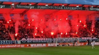 16032024 SCR Altach  Austria Wien 11 Pyrotechnik amp Support [upl. by Feld]