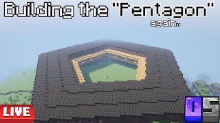 Building The quotPentagonquot AGAIN  Obscure SMP [upl. by Anallise]