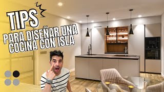 TIPS para DISEÑAR COCINAS con ISLA Modernas CJR [upl. by Richardo799]