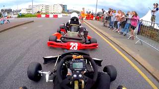 Kart Racing On The Streets Pure Sound  125cc Senior Rotax Max Evo  JIMF Karting Demonstration [upl. by Saxe]