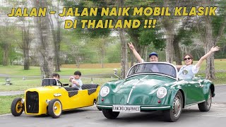 NASTUSHA amp DANTE SENENG BANGET NAIK MOBIL KECIL KLASIK DI THAILAND [upl. by Zenas]