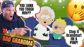 BUTTERS GRANDMA A BULLY  South Park Funniest Moments  IS BUTTERS PIMP DAYS OVER FULL REACTION [upl. by Oynotna493]