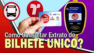 COMO CONSULTAR O SALDO DO BILHETE ÚNICO PELA INTERNET [upl. by Felicity582]