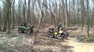 canam xmr bruteforce 750 grizzly 700 [upl. by Kosaka]