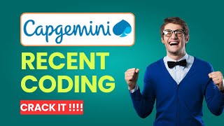 Latest  Capgemini Coding Questions 2024  Capgemini Previous Year Questions  UBK Anna [upl. by Nuahsel]