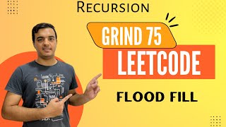 Leetcode 733  Flood Fill  Grind 75 In Hindi  Javascript [upl. by Iris]