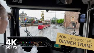 Around the city with this unique tram  🚊4K Tram Cabview  🇳🇱 The Hague  BN GTL8  Hoftrammm [upl. by Leruj]