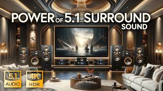 POWER of 51 Dolby Surround Sound 4K Test [upl. by Ariak198]