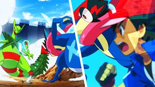 Ash vs Sawyer  Full Battle  Pokemon AMV [upl. by Cammie997]