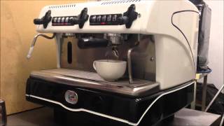 How to make cappuccino with refurbished Spaziale traditional espresso machine [upl. by Herod]