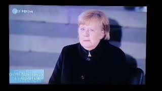 NINA HAGEN 2021 quotFarbfilmquot by Bundeswehr Stabsmusikkorps for Merkel farewell ceremony GERMAN TV [upl. by Cyndy]