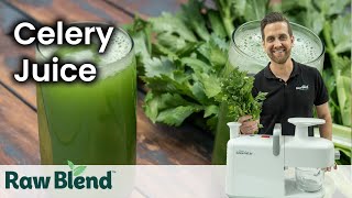 How to make a Celery Juice in the new Greenstar 5 Juicer  Recipe Video [upl. by Dowd]