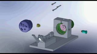 Complex Injection Molded Part Using Multiple PickOuts [upl. by Heise727]