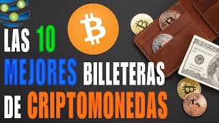 ✅Las mejores 10 BILLETERAS de CRIPTOMONEDAS [upl. by Loydie]