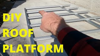 Aluminum roof rack platform build plans Save hundreds building it yourself Wasatch Moto [upl. by Heddi643]