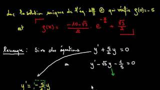 Equations différentielles cours 4 [upl. by Ardnak]