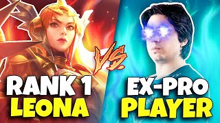 Rank 1 Leona vs IWillDominate in CHALLENGER [upl. by Hedwig369]