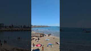 SITGES BEACH BARCELONA CATALONIA SPAIN [upl. by Nottap]