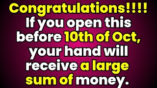 Congratulations If you open this before April 20th your hand will receive a large [upl. by Cinom]