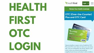 Healthfirst OTC Login Card Balance APP Payment Catalog ⏬👇 [upl. by Ermanno63]