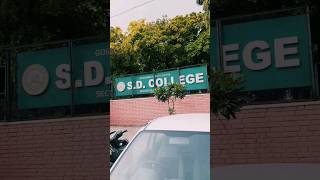 SD College🤑 Chandigarh  GGDSD Chandigarh shorts chandigarh [upl. by Assanav]