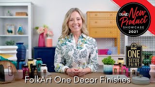 FolkArt One Decor Formulas  Plaids 2021 New Product Showcase  Session 7 [upl. by Eilra773]