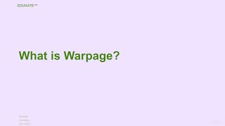 What is Warpage [upl. by Lenor809]