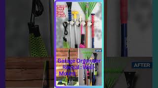 Garage Organizer Reveal  WallMounted Mop amp Broom Holder shorts viralvideo [upl. by Ahsik672]