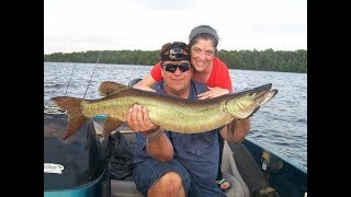 chippewa flowage musky 2017 [upl. by Idonna338]