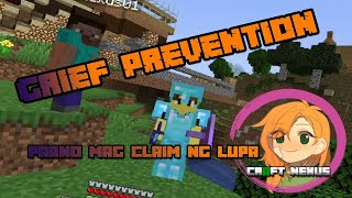 Minecraft Grief Prevention  Paano Mag Claim ng Lupa [upl. by Susan]