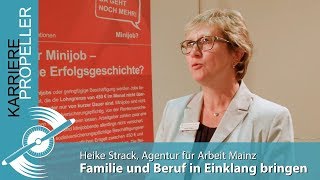 Familie und Beruf in Einklang bringen H Strack über Möglichkeiten junger Mütter [upl. by Ramirol67]