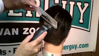 upcutting clipper over comb taper technique ivan zoot clipperguy [upl. by Neelrahs]