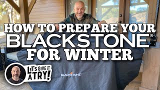 How to Store Your Blackstone Griddle for Winter [upl. by Cope97]