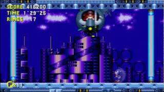 Sonic CD Metallic Madness Zone 3 Good Future  Credits 1080 HD [upl. by Nauquf346]