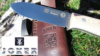 Cuchillo de Bushcraft Joker BS9 Trampero  Bushcraft Knife Joker Trampero [upl. by Joash]