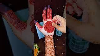 Dulhan mehndi designs henna like mehndidesign trending youtubeshorts shorts hennaytshorts [upl. by Shirah322]