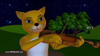 Hey Diddle Diddle  3D Animation English Nursery Rhymes for children with lyrics [upl. by Combs]