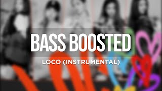 ITZY  LOCO Instrumental BASS BOOSTED [upl. by Hehre]