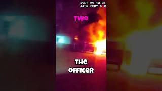 OFFICER Pulls Two Boys out of BURNING Mobile Home shorts [upl. by Gatias110]