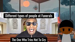 Moe Reacts To Thee BlackBadger Different types of people at Funerals reaction [upl. by Epstein554]