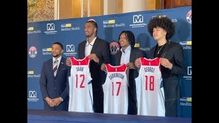 Washington Wizards 2024 Draft Introductory Press Conference Exclusive Insights and Reactions [upl. by Harifaz]