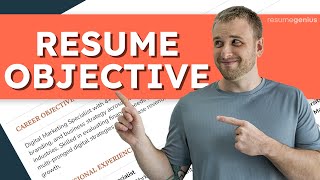 How to Write a Resume Objective vs Resume Summary Statement  40 Professional Samples [upl. by Soracco]