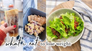 WHAT I EAT TO LOSE WEIGHT  WHAT I EAT IN A DAY FOR WEIGHT LOSS  CHARLOTTE GROVE FARMHOUSE [upl. by Brazee535]