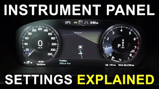 Volvo XC40 20192022 Instrument Panel Settings Explained [upl. by Goltz]