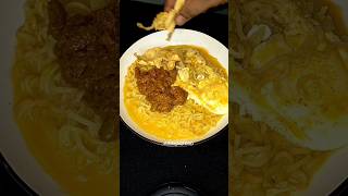 mie keju kacang rendang cooking food masak kuliner ayomemasak masakan shortvideo [upl. by Uahc353]