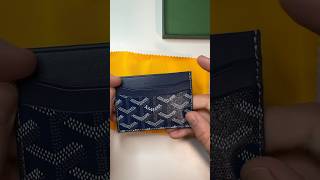 Goyard SaintSulpice Card Wallet unboxing goyard wallet mensfashion menswallet cardwallet [upl. by Klayman]