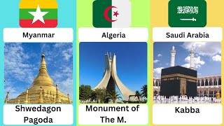 Landmarks From Different Countries  Informative Video [upl. by Eedyak]