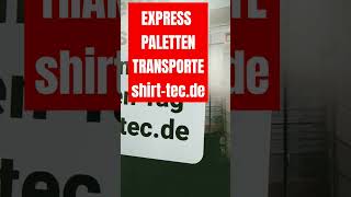 EXPRESS Paletten Transporte Kleintransporter AbholungLieferung am selben Tag express transporte [upl. by Mercer937]