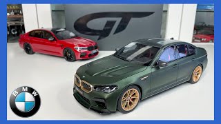 118 BMW M5 CS F90  Green  GT SPIRIT Unboxing [upl. by Bay]